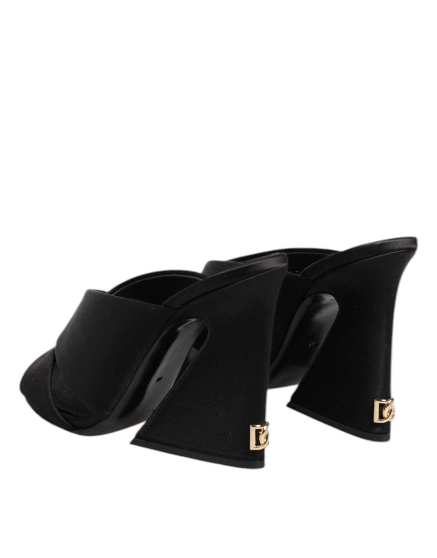 Black Keira Baroque High Heel Sandals Shoes