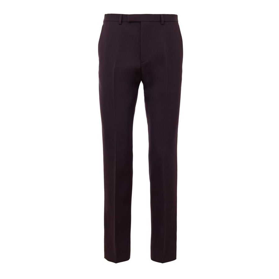 Bordeaux Wool Dress Pants