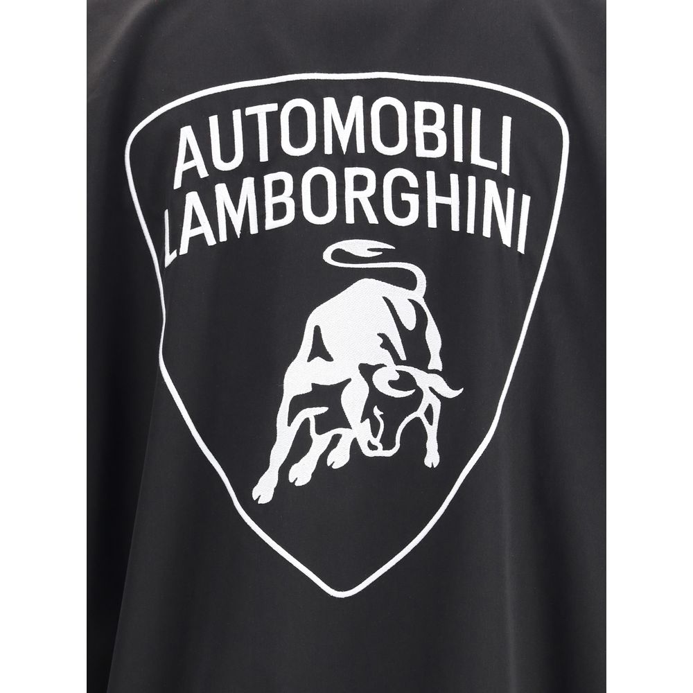 Black Polyester Shell Jacket