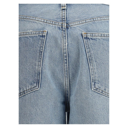 Light Blue Cotton Jeans Denim