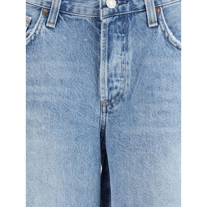 Light Blue Cotton Bermuda Shorts