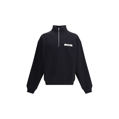 Black Cotton Sweatshirt