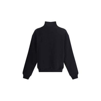 Black Cotton Sweatshirt
