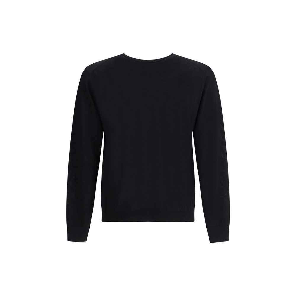 Black Fleece Wool Sweatshirt