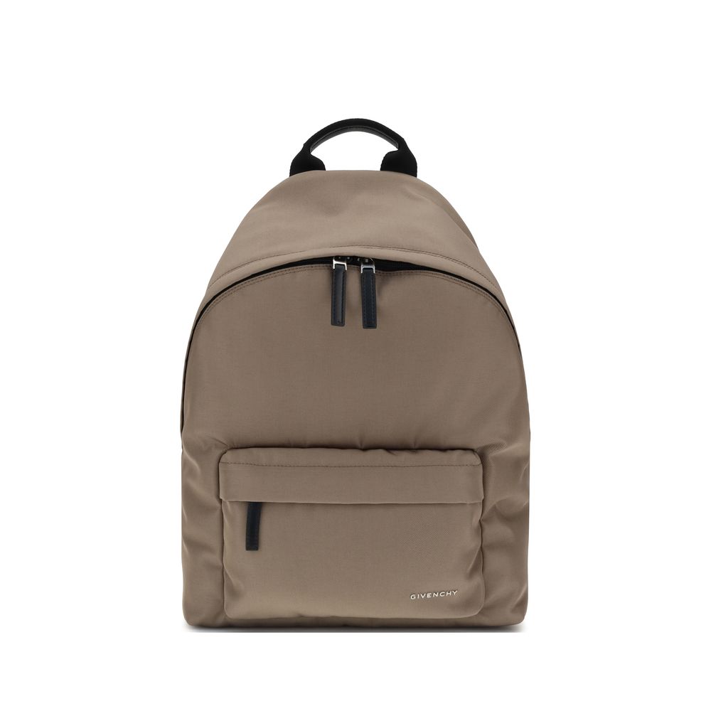 Brown Polyamide Backpack