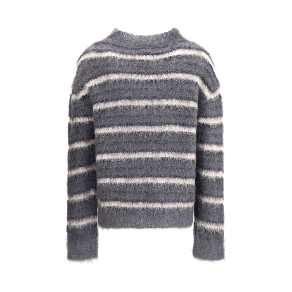 Gray Mohair Sweatshirt