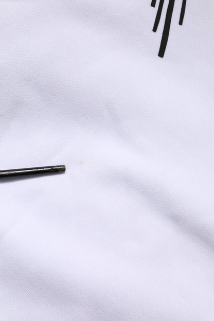 White Sacred Heart Hooded Sweatshirt Sweater