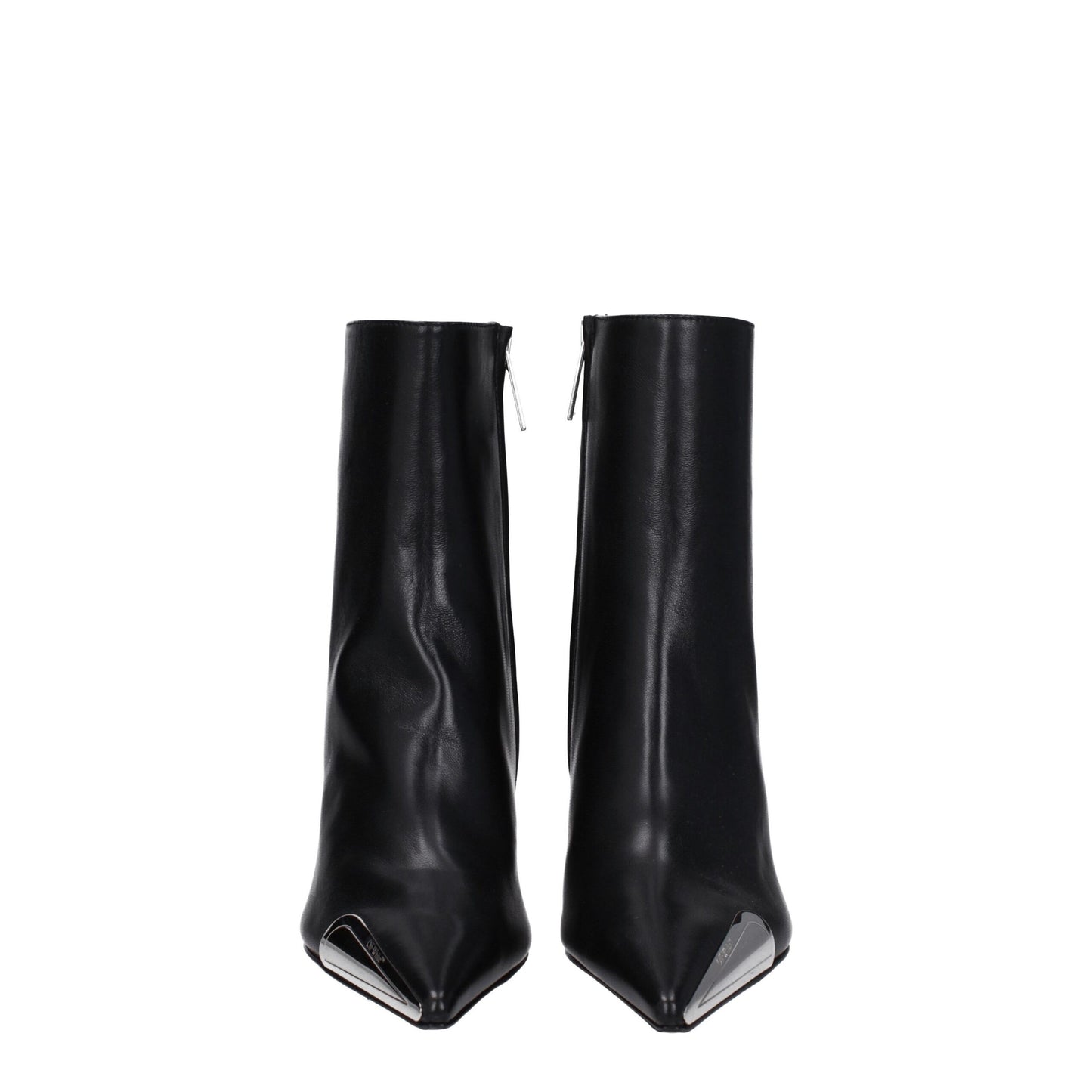 Black Leather Ankle Boots
