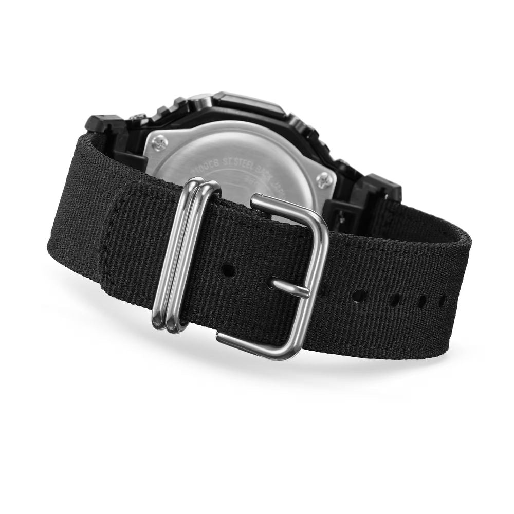 Black Fabric Sport Watch
