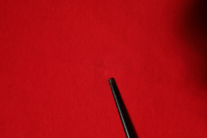 Red Cotton Short Sleeves Crew Neck Top T-shirt