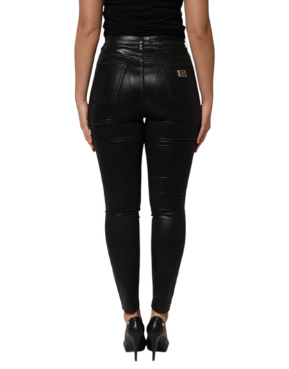 Black High Waist Skinny GRACE Denim Jeans