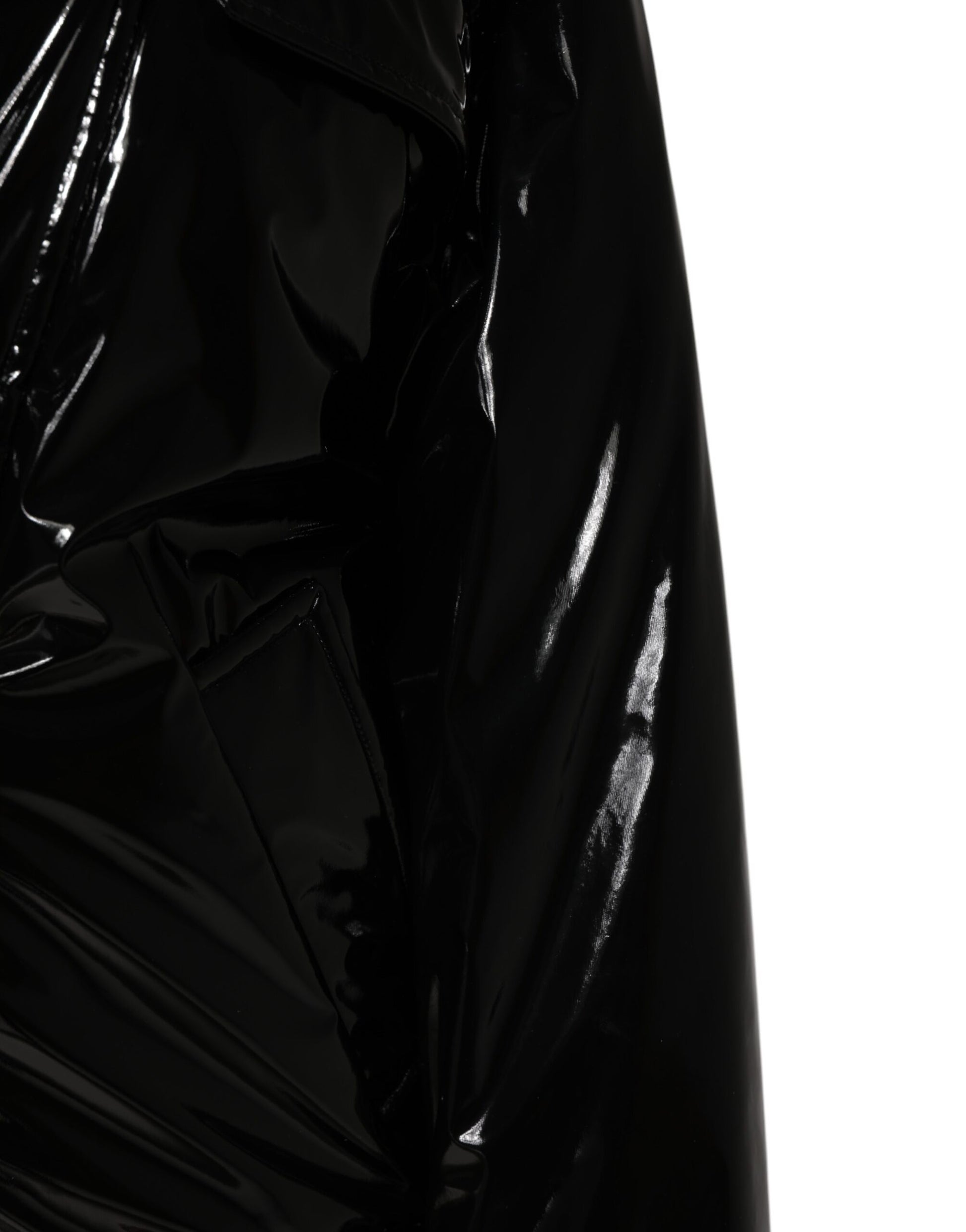 Polyester Black Quilted Puffer Coat  Jacket