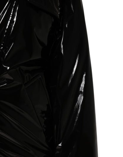 Polyester Black Quilted Puffer Coat  Jacket