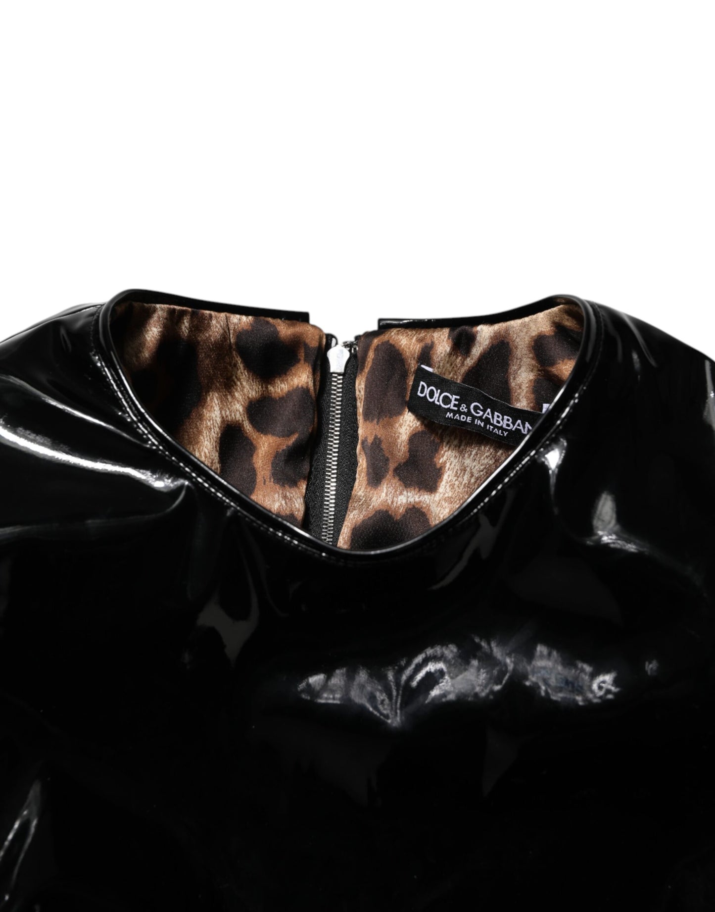 Black Bodycon Sheath Puff Sleeve Mini Dress