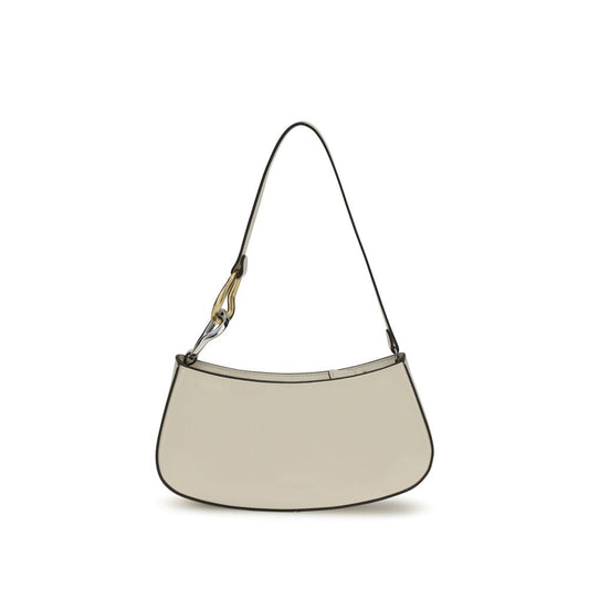 Cream Calf Leather Bos Taurus Shoulder Bag