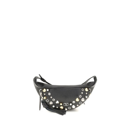 Black Calf Leather Bos Taurus Shoulder Bag