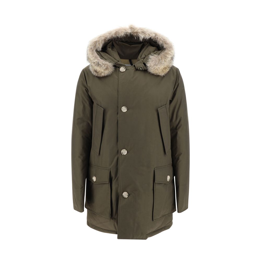 Bicolor Cotton Parka