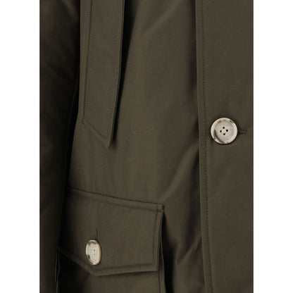 Bicolor Cotton Parka