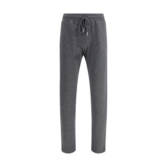 Gray Cashmere Casual Pants