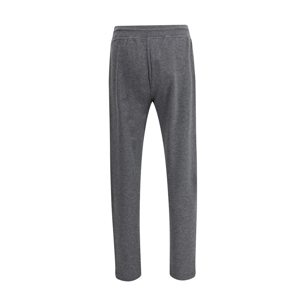 Gray Cashmere Casual Pants