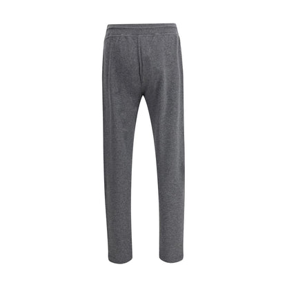 Gray Cashmere Casual Pants