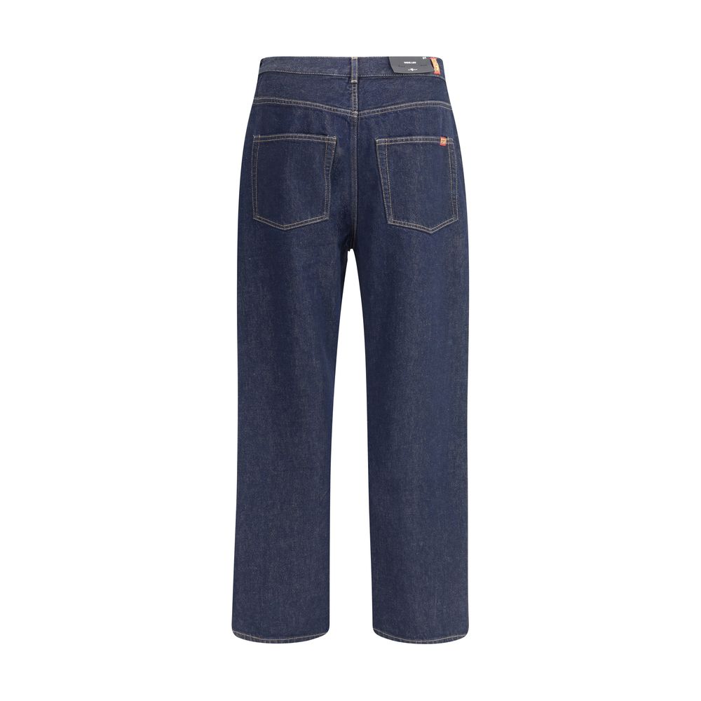 Blue Cotton Jeans Denim