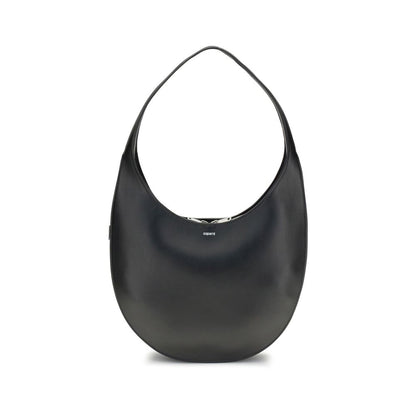 Black Leather Shoulder Bag
