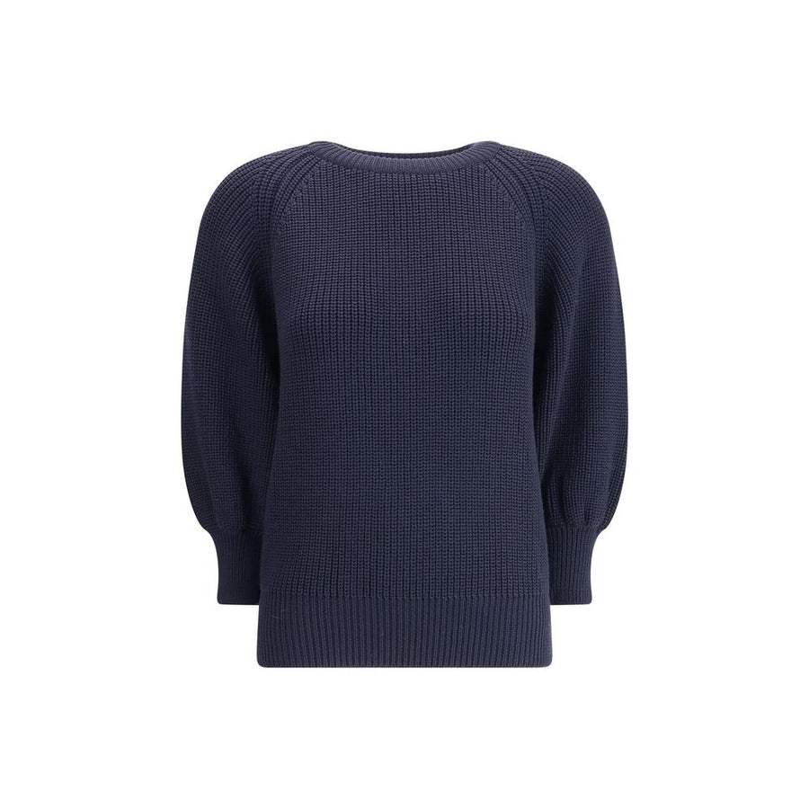 Blue Merino Wool Sweater