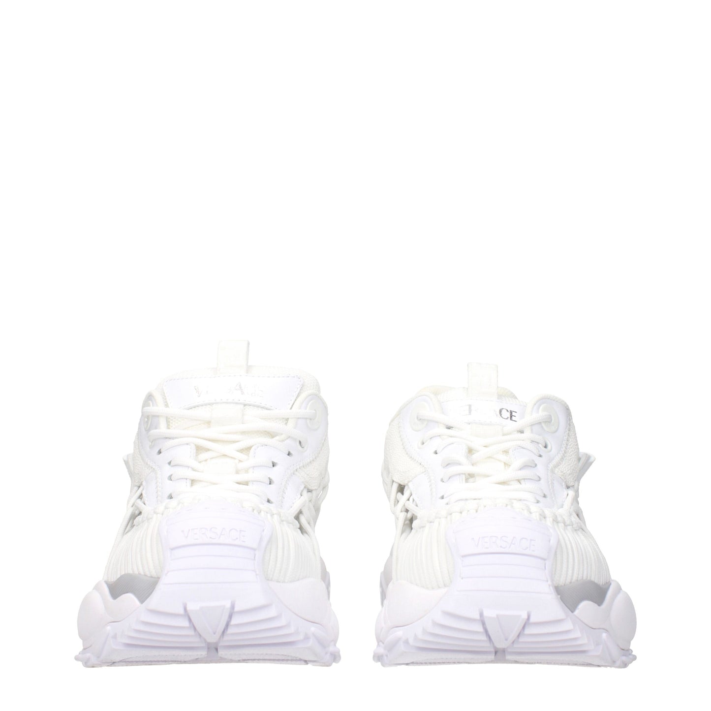 White Leather Athletic Sneakers