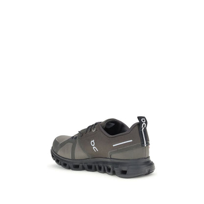 Black Recycled Polyester Athletic Sneakers