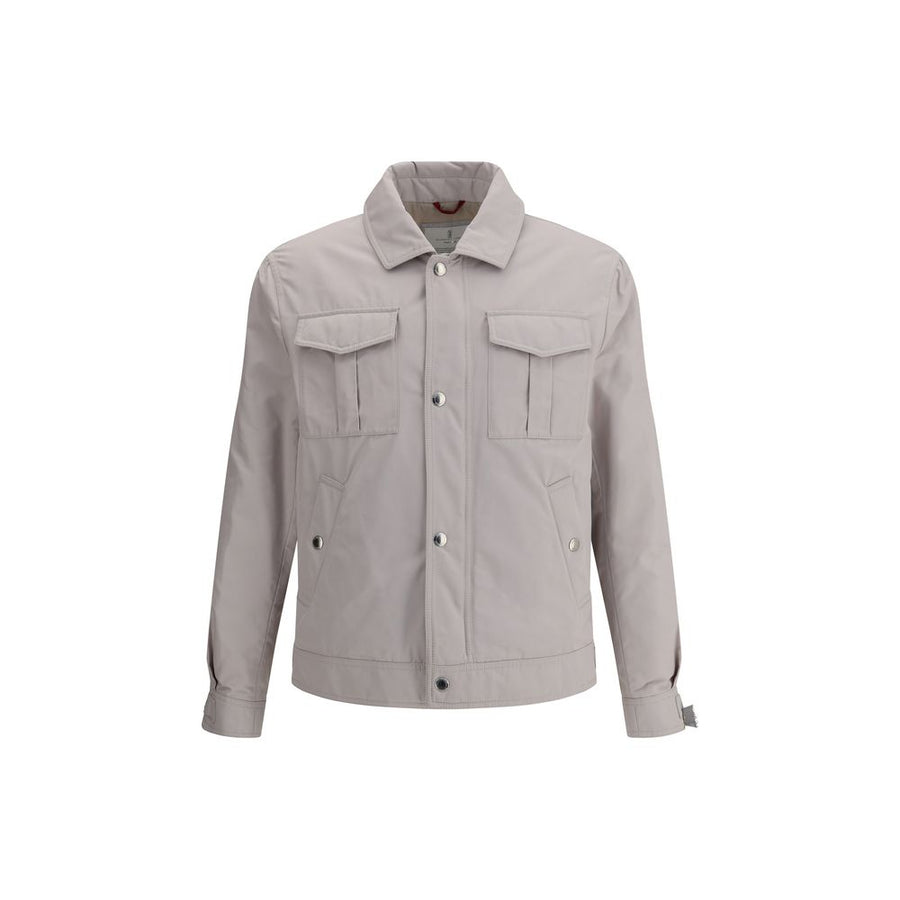 White Polyamide Coat