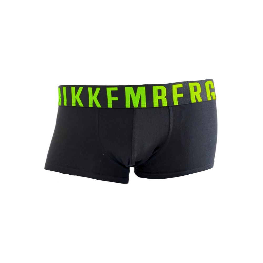 Black Cotton Men Boxer
