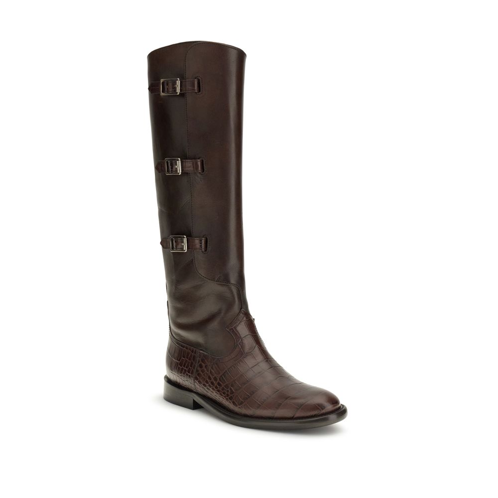 Brown Leather Boots