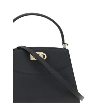 Black Calf Leather Bos Taurus Handbag