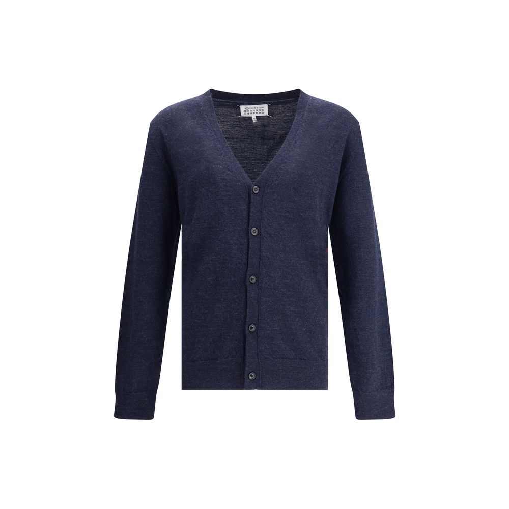 Blue Wool Cardigan