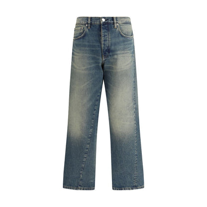 Blue Cotton Jeans Denim