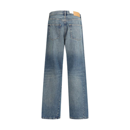 Blue Cotton Jeans Denim
