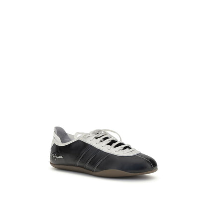 Black Calf Leather Bos Taurus Low Top Sneakers