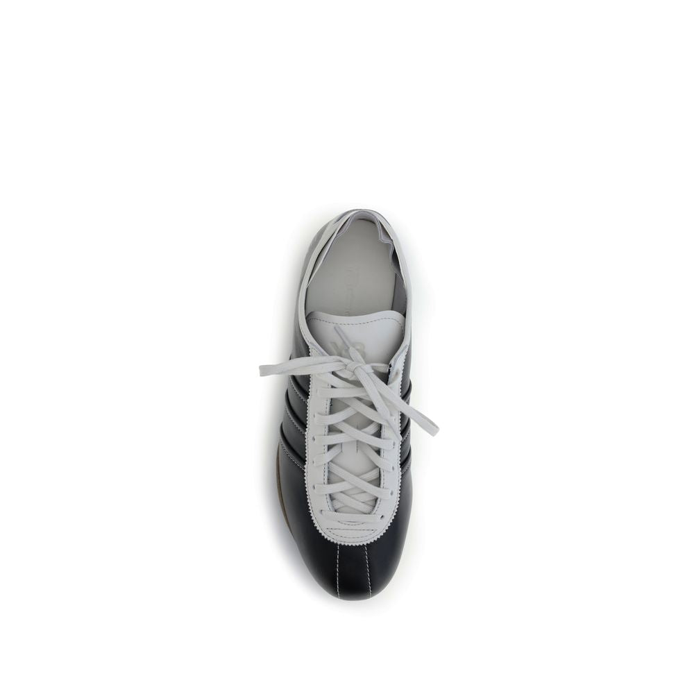 Black Calf Leather Bos Taurus Low Top Sneakers