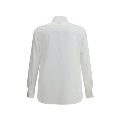 White Cotton Dress Shirt