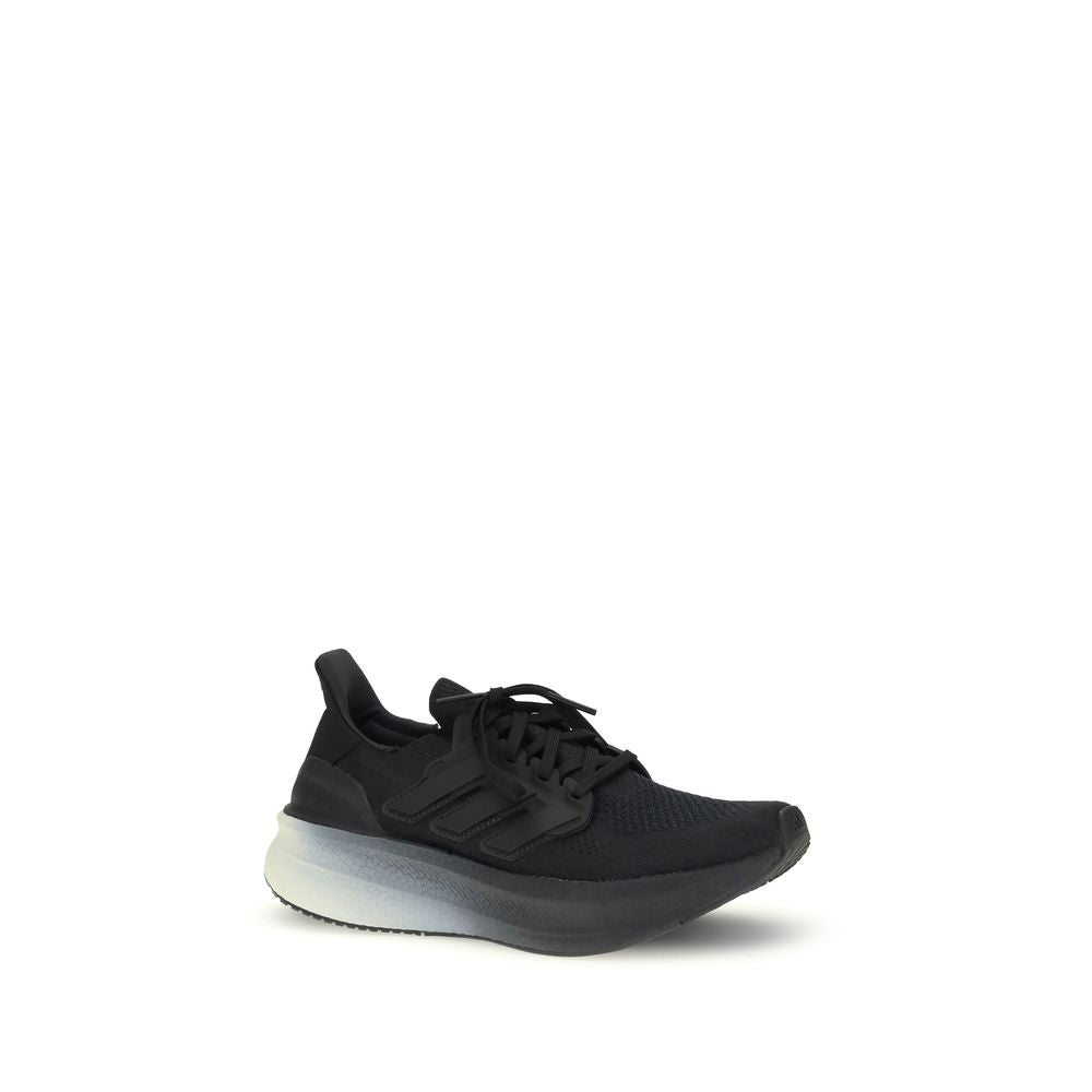 Black Fabric Athletic Sneakers