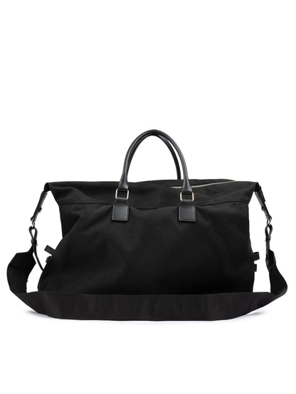 Black Fabric Weekend Travel Bag