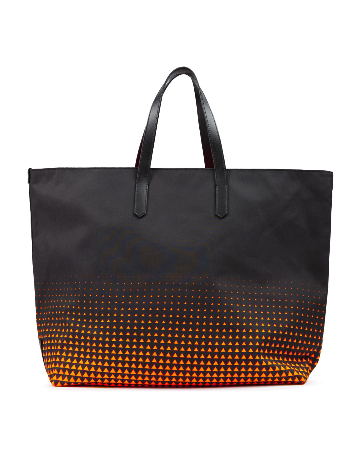 Bicolour Polyester Logo Shopping Bag