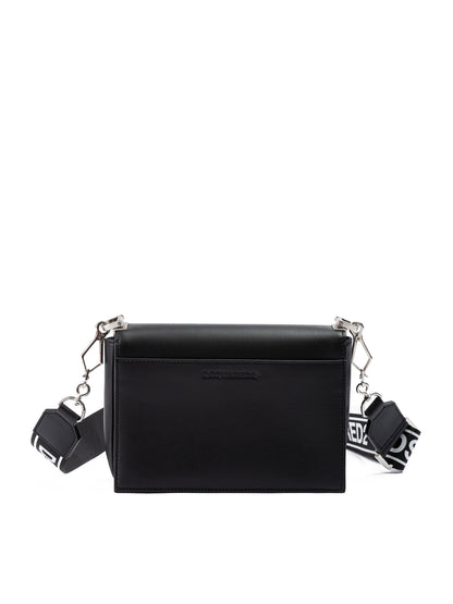 Black Leather Crossbody Bag