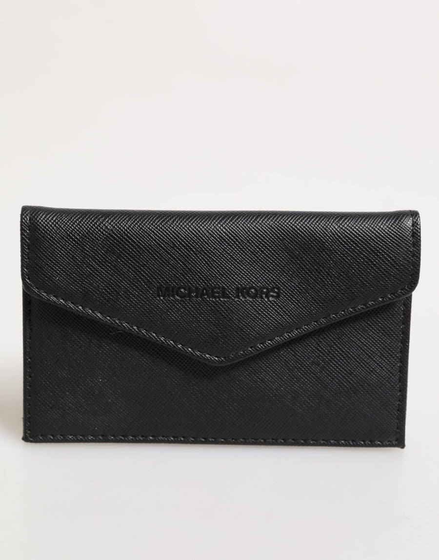 Black Saffiano Leather Envelope Holder Men's Accessory Wallet