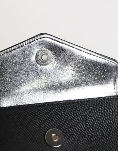 Black Saffiano Leather Envelope Holder Men's Accessory Wallet