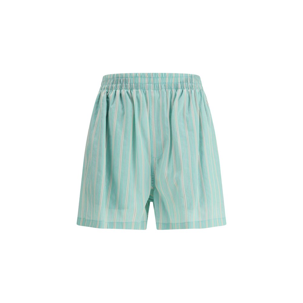 Bicolor Copper Bermuda Shorts