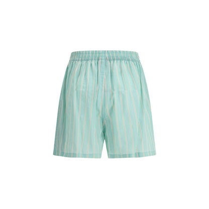 Bicolor Copper Bermuda Shorts
