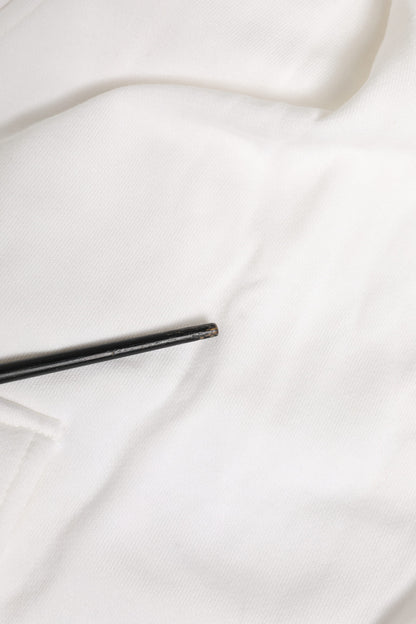 White Cotton Cargo Bermuda Sweatshorts Shorts