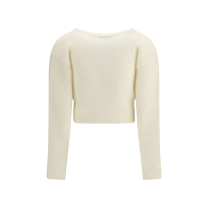 White Mohair Cardigan